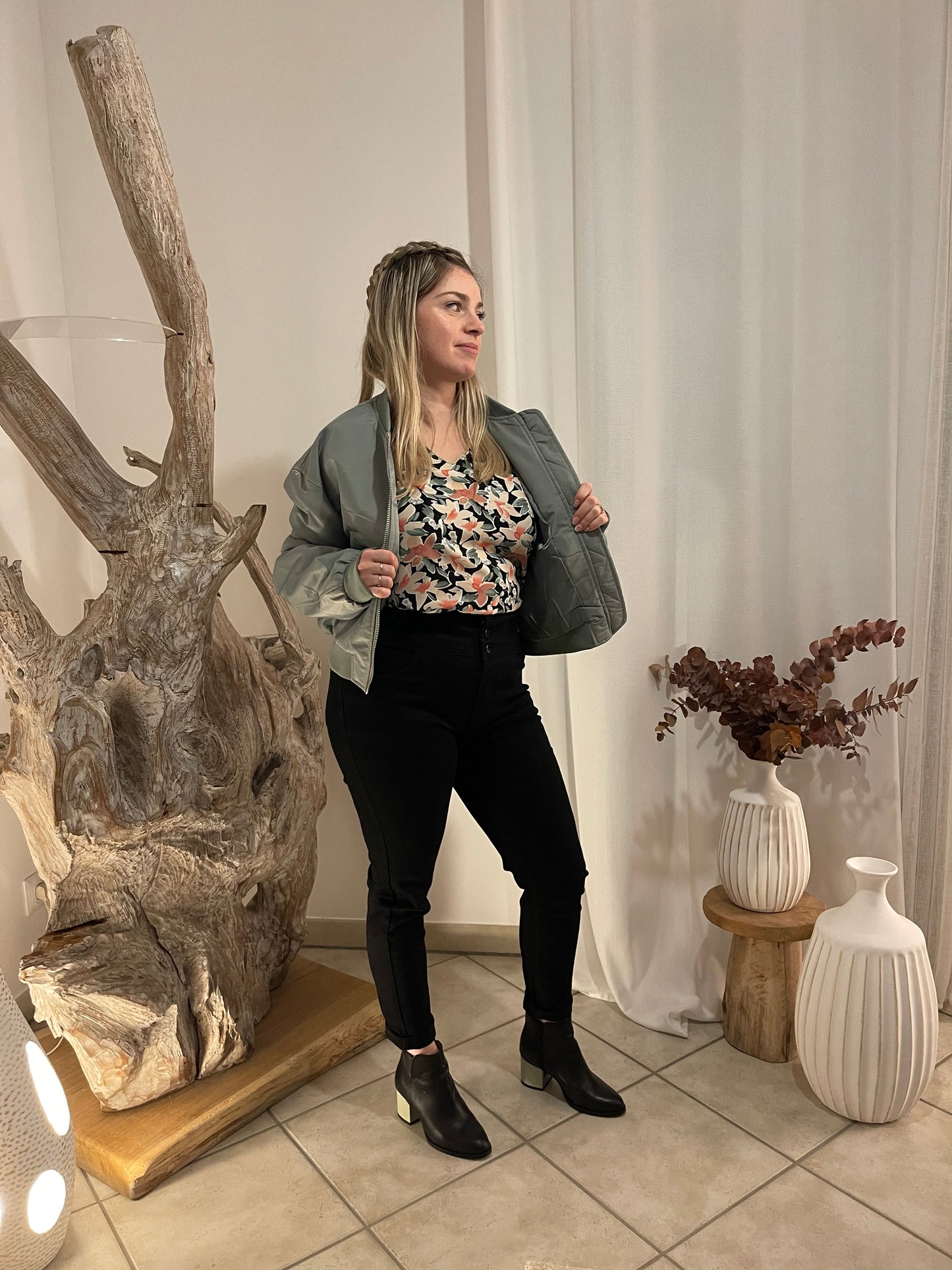 Veste vert pastel Manigance.fr