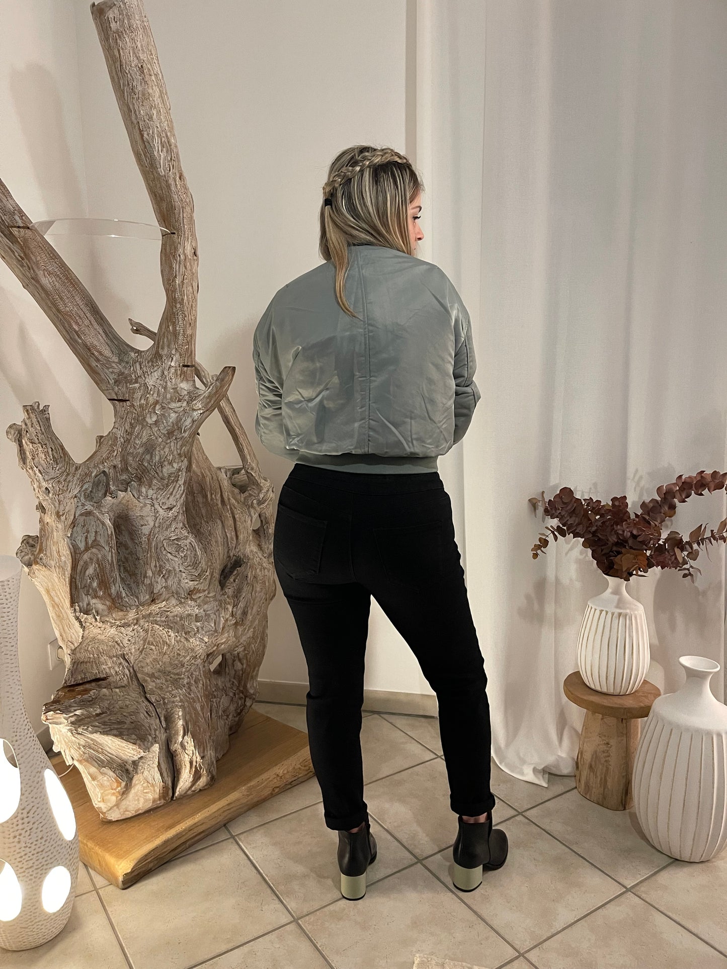 Veste vert pastel Manigance.fr