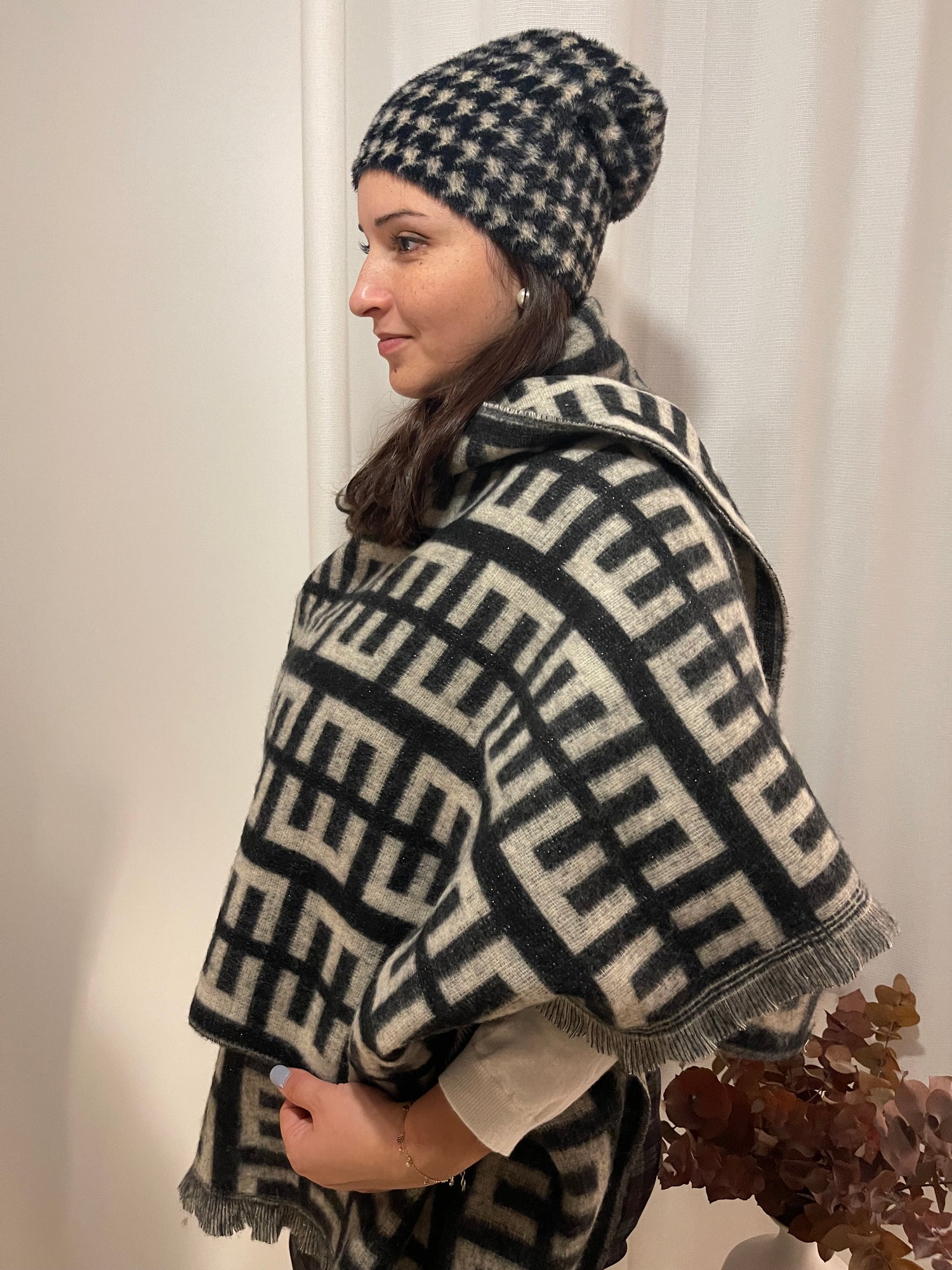 Echarpe à motif Manigance.fr