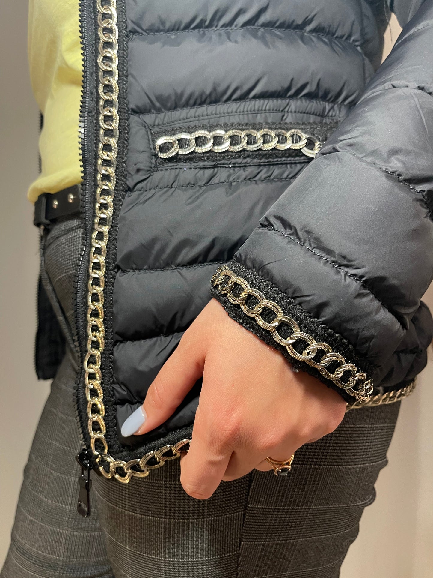 Doudoune noire chic Manigance.fr