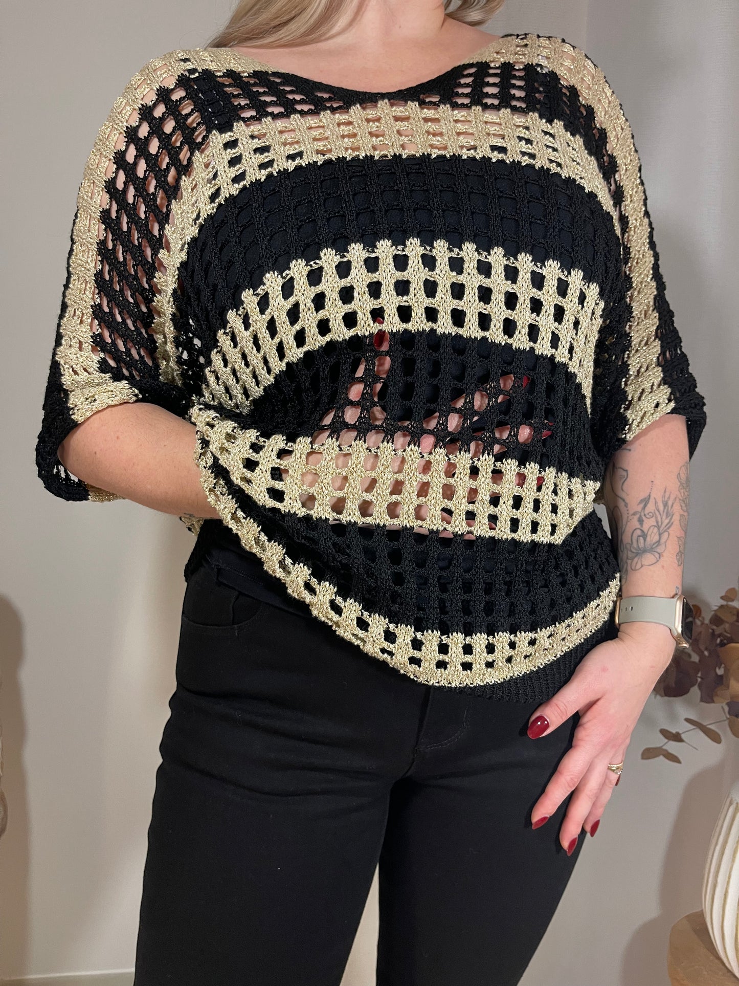 Pull Sable Doré Manigance.fr