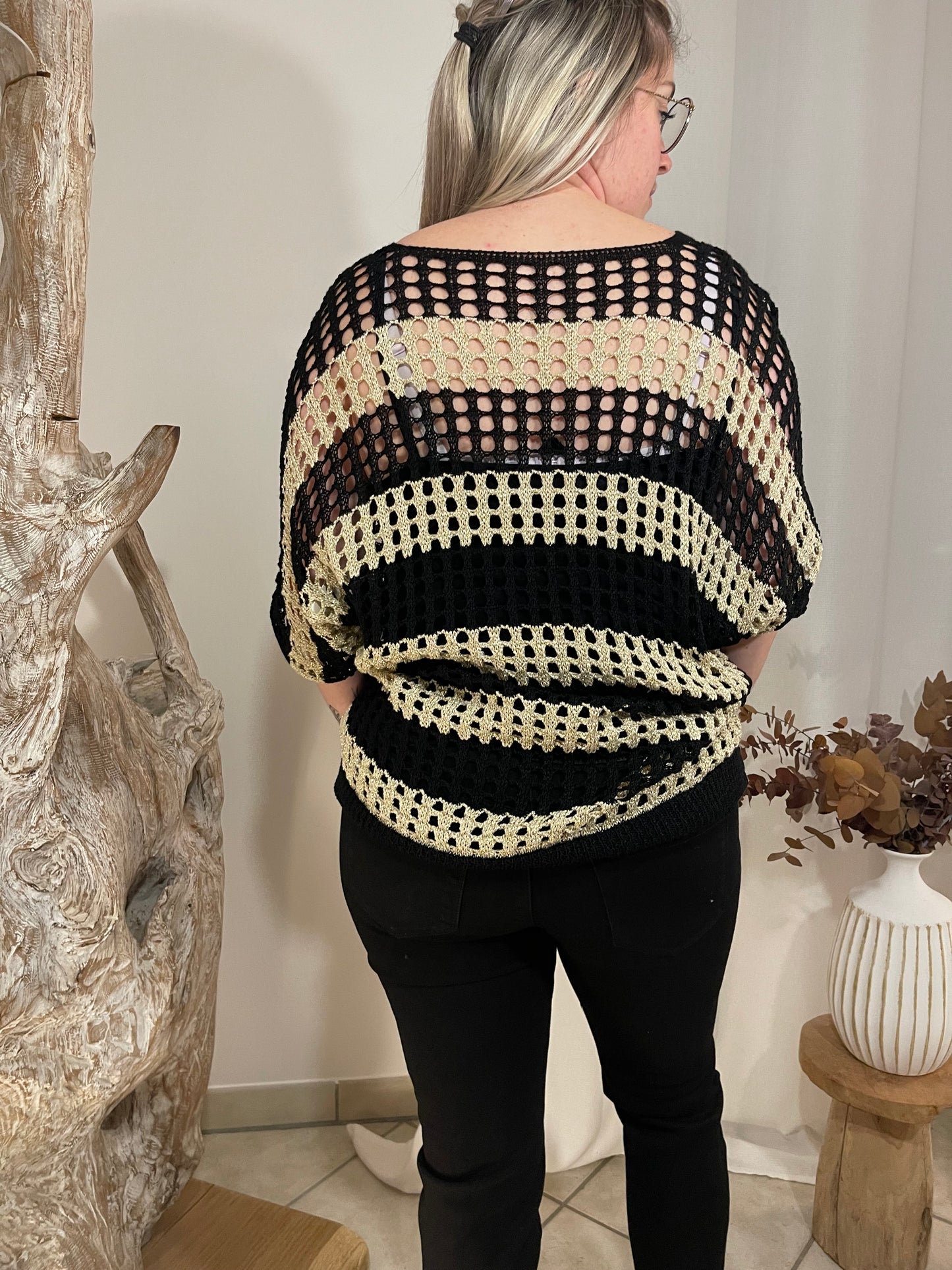 Pull Sable Doré Manigance.fr