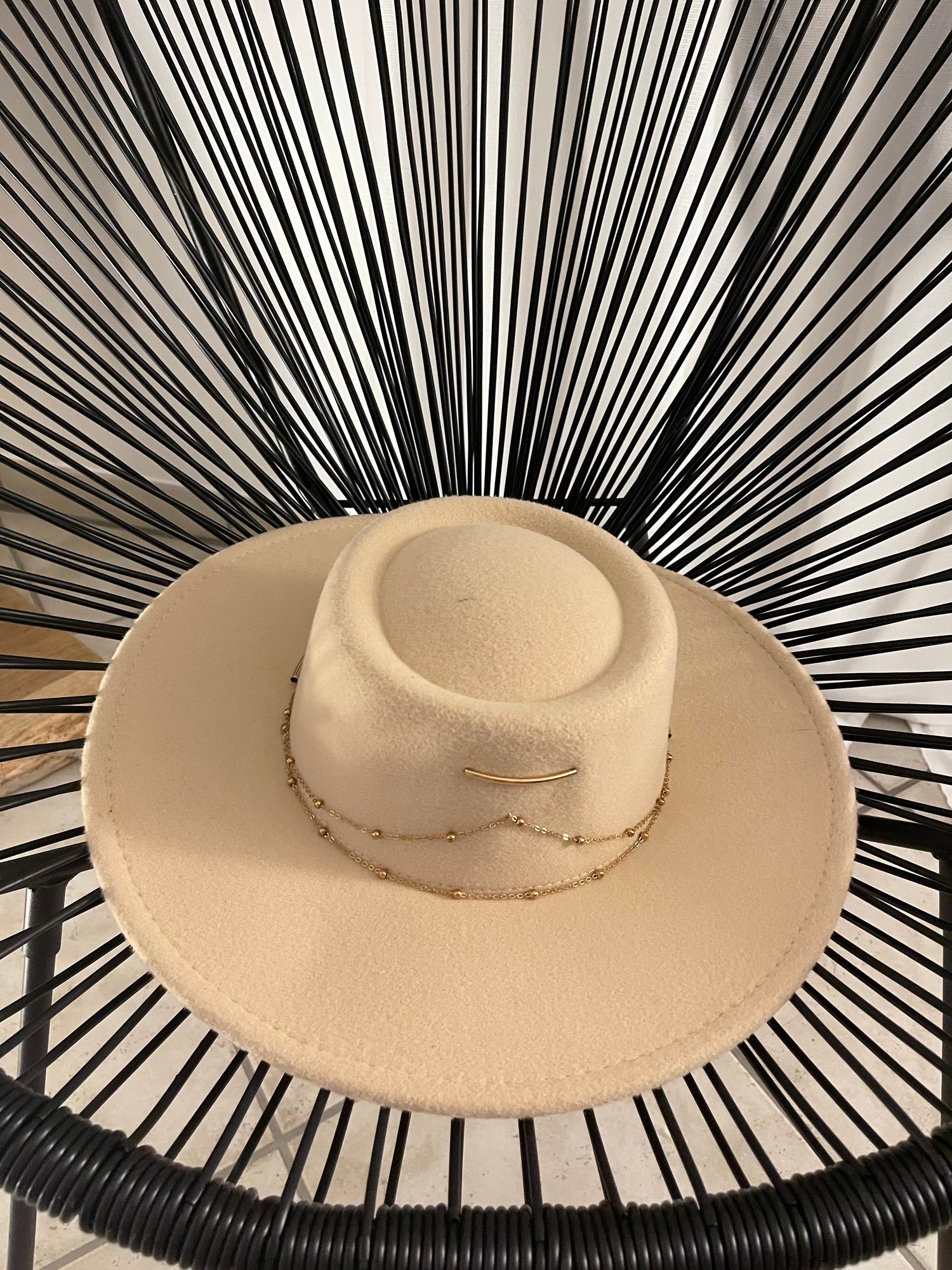 Chapeau en daim style Cowboy