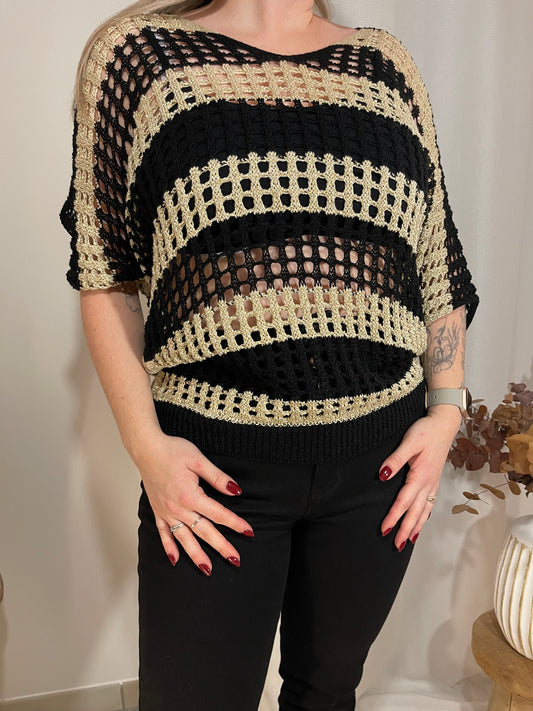 Pull Sable Doré Manigance.fr